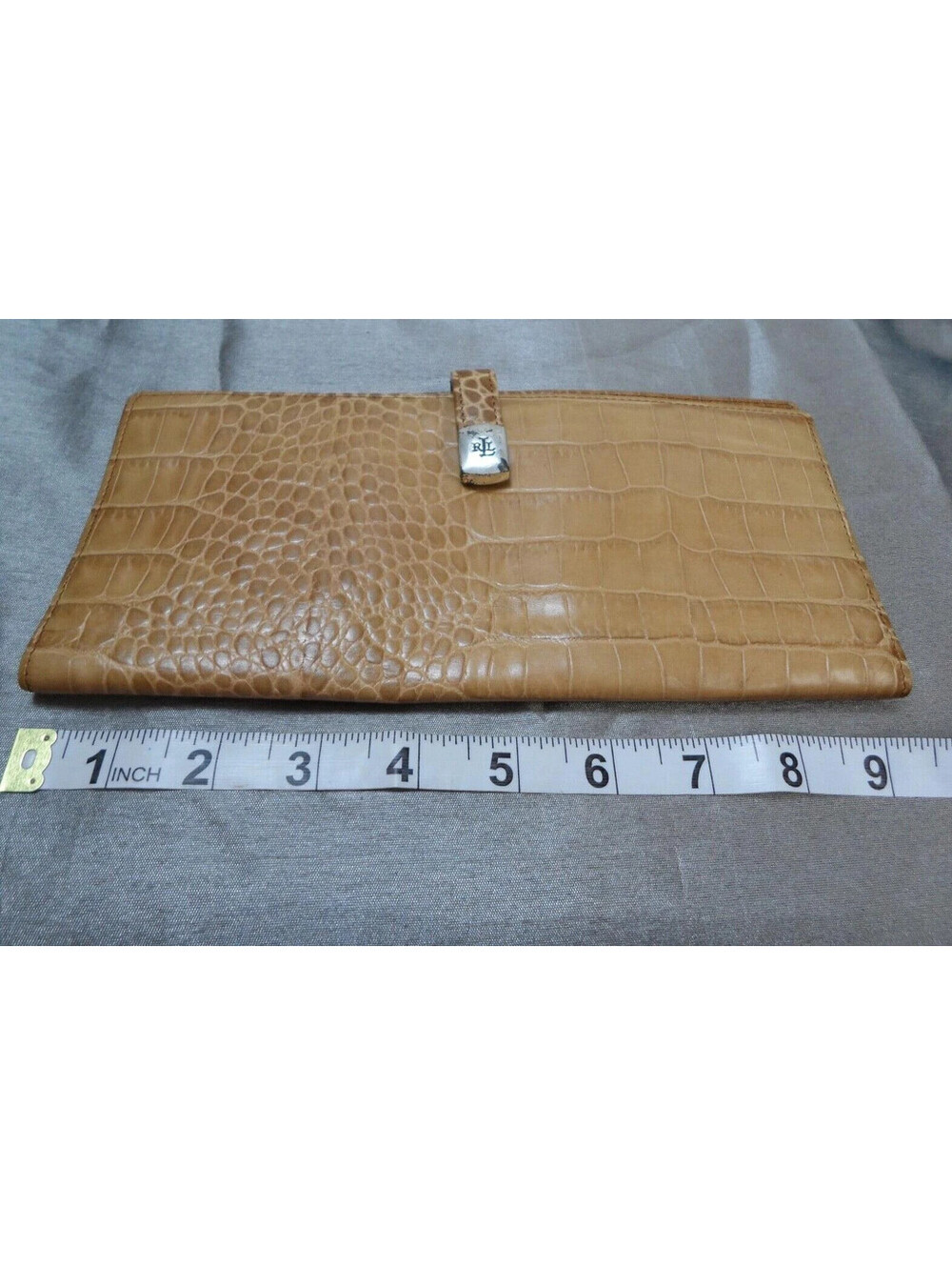 Lauren Ralph Lauren long leather animal print wallet